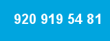 920 919 54 81 920 919 54 81